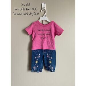 "Does This Diaper Make My Butt Look Big?" 2t Girls Outfit